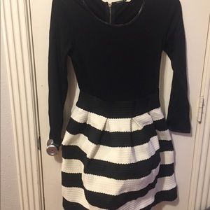 Black and white dress